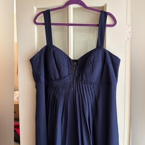 Navy blue Jessica Simpson zip dress